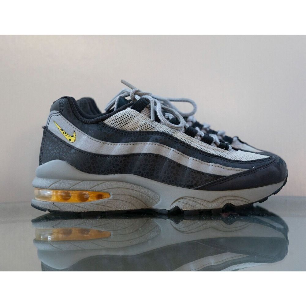 Big Kid's Nike Air Max 95 Off Noir/Dynamic‎ Yellow (BV1245 001) Size 4Y